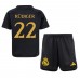Real Madrid Antonio Rudiger #22 Replika Babykläder Tredje matchkläder barn 2023-24 Korta ärmar (+ Korta byxor)